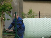 Práce na školní zahradě